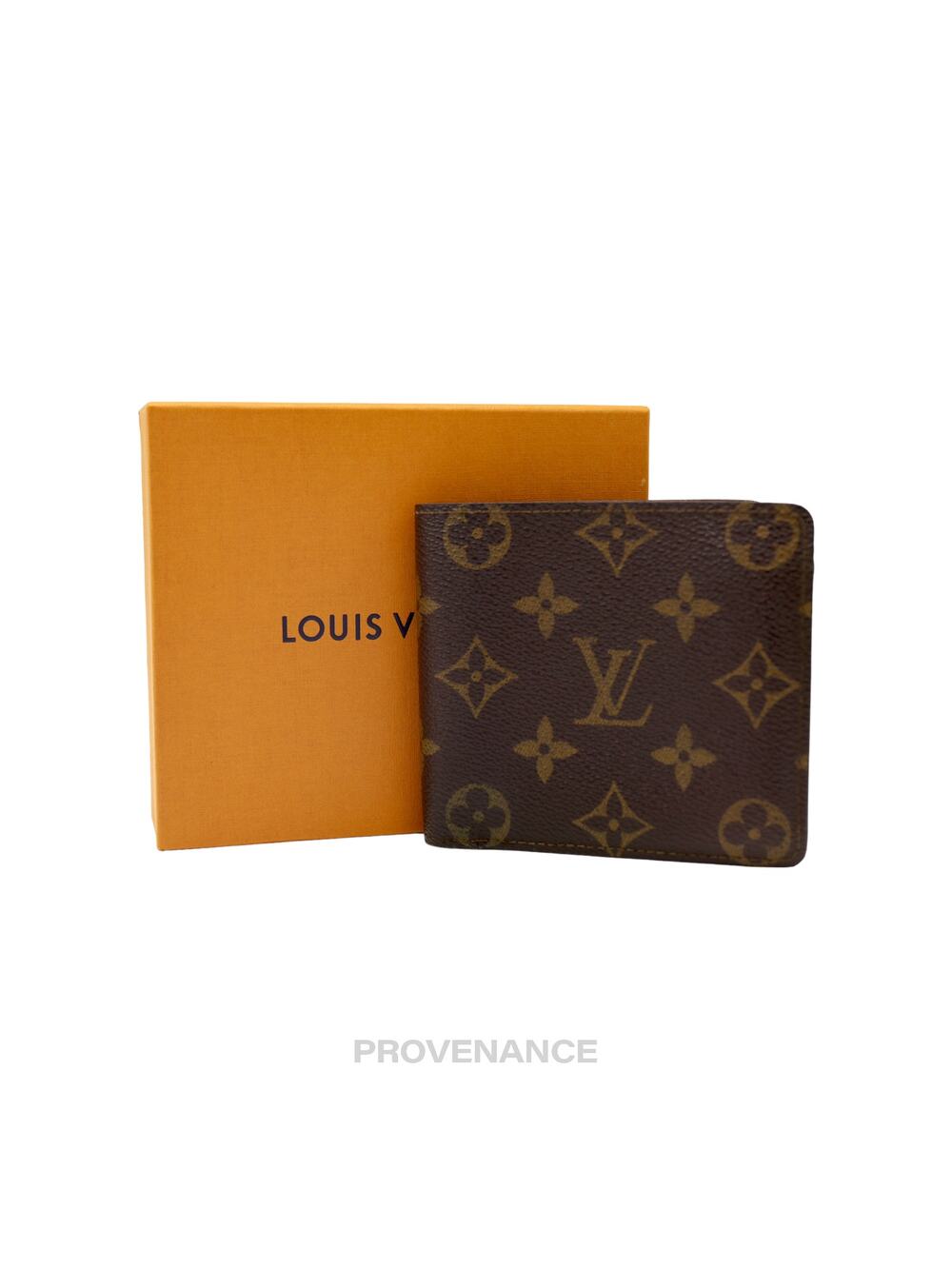 🔴 Louis Vuitton Bifold Wallet - Monogram Small "f"